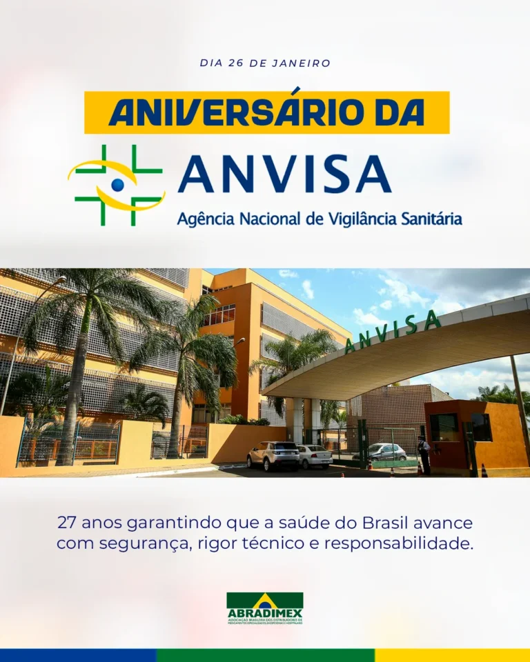 Neste 26 de janeiro, a ANVISA completa 27 anos de atuação essencial para o Brasil